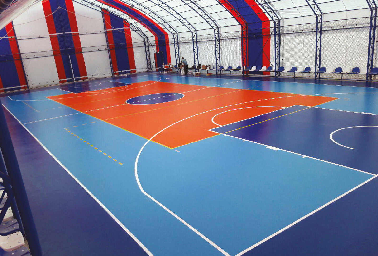 SBR RULO ÜZERİ POLİÜRETAN INDOOR SİSTEM